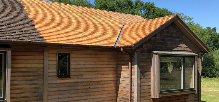 Arcadia Install Wood Shingles Roofing